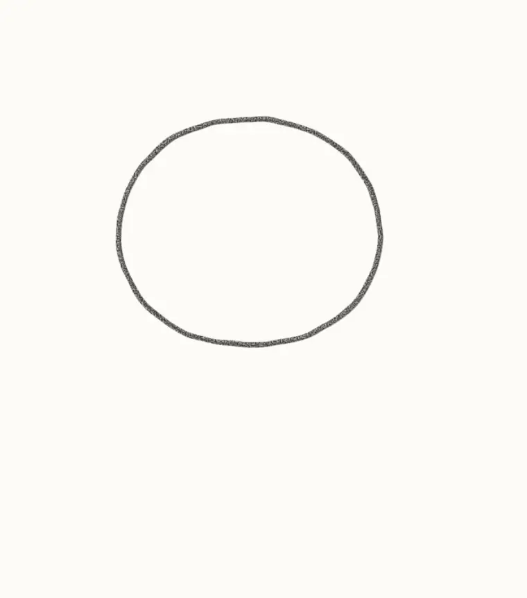 How to Draw a Cartoon Mouse, step 1: draw the head