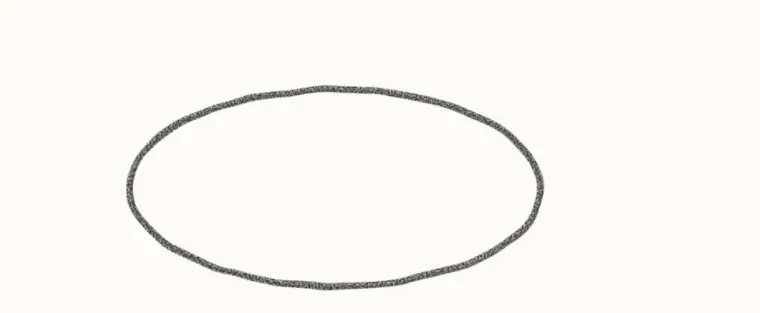 How to Draw a Cartoon Platypus, step 1: draw the body