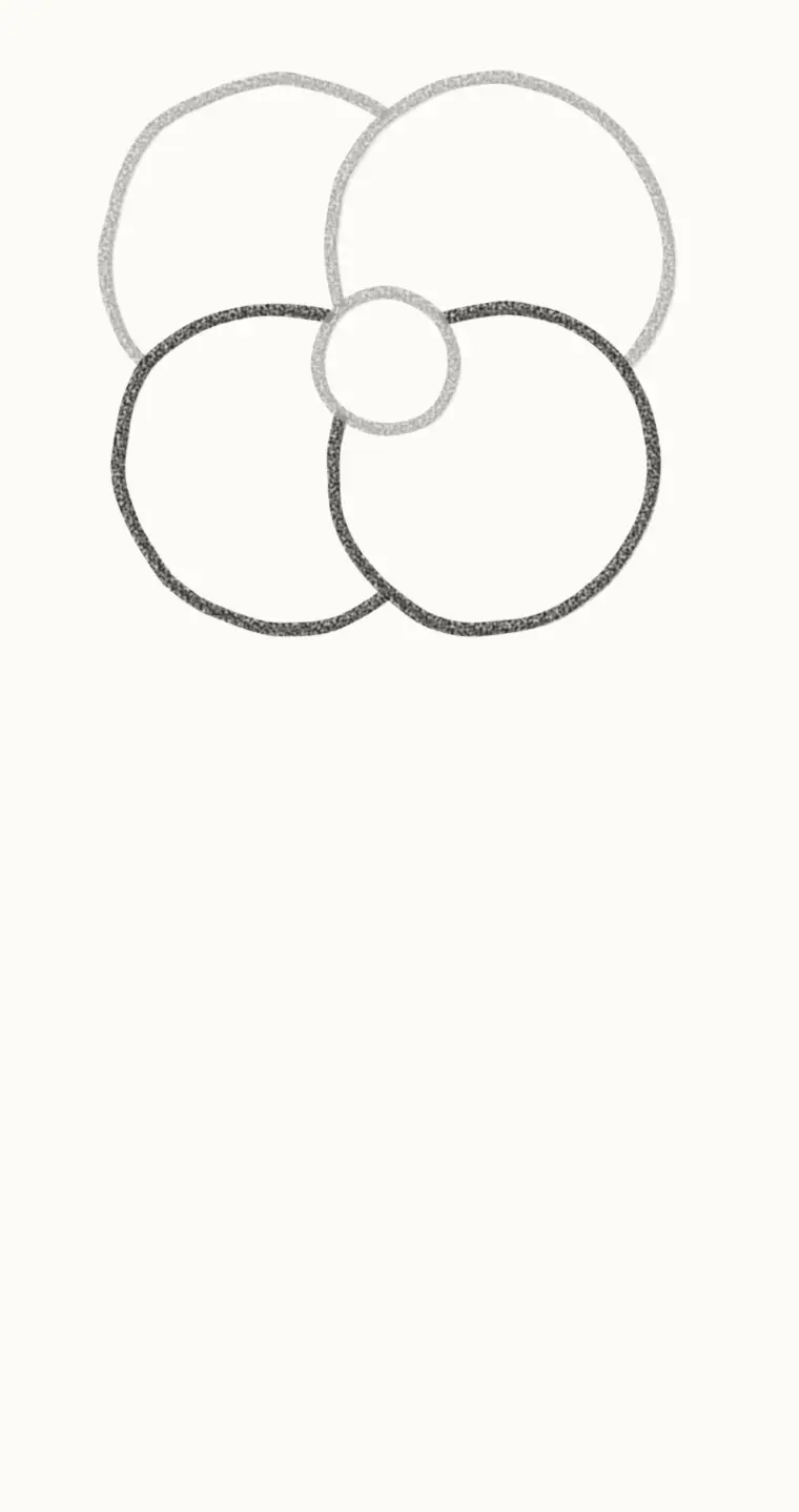 How to Draw a Cartoon Poppy, step 3: add the front petals
