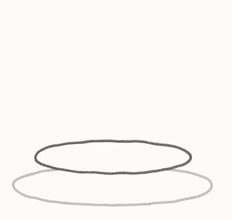 How to Draw a Cartoon Python, step 2: add the middle coil