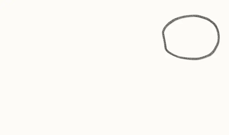 How to Draw a Cartoon Rattlesnake, step 1: draw the head