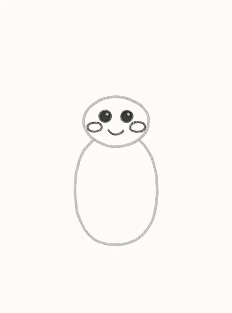 How to Draw a Cartoon Scorpion, step 3: draw the face