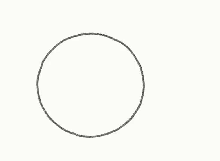 How to Draw a Cartoon Snail, step 1: draw the shell