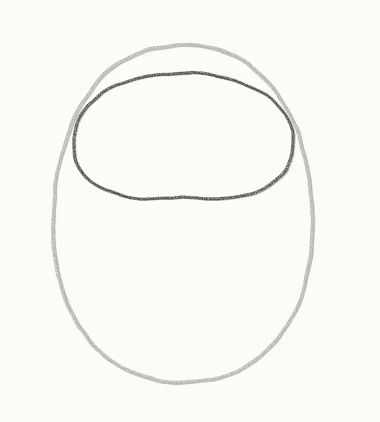 How to Draw a Cartoon Snowy Owl, step 2: add the face