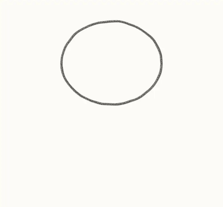 How to Draw a Cartoon Tarantula, step 1: draw the back body