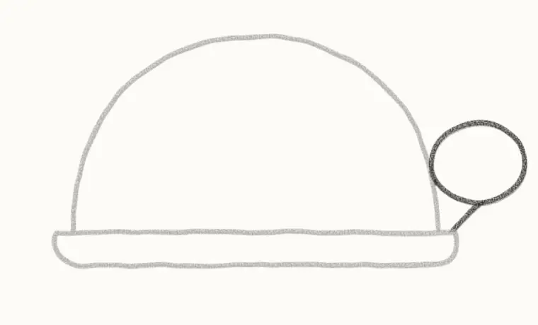 How to Draw a Cartoon Tortoise, step 3: draw the head and neck
